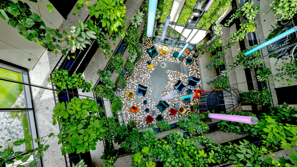 Grüne Wand Indoor Landscaping Hotel LifeSteil