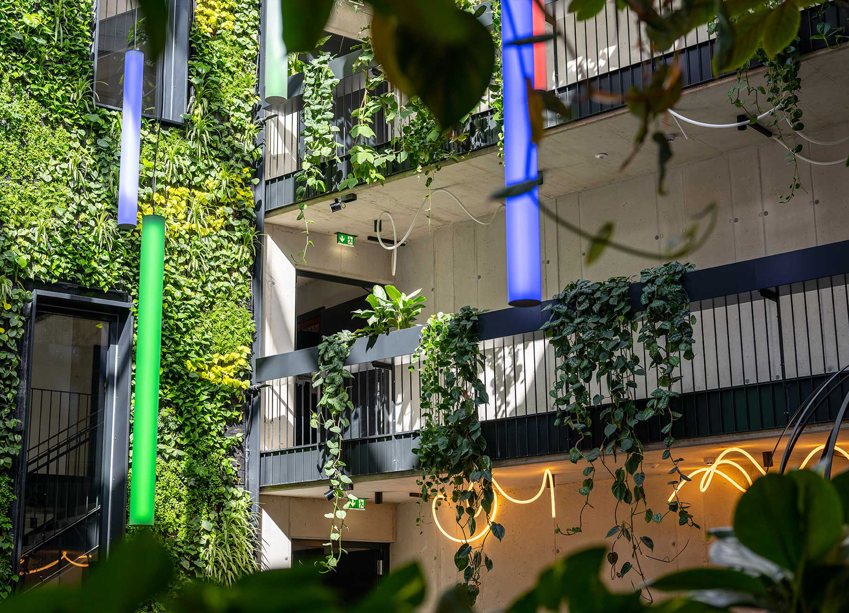 Grüne Wand Indoor Landscaping Hotel LifeSteil